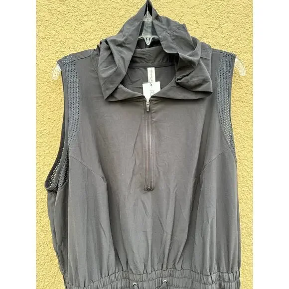 Ideology Black Sleeveless Hooded Active Dress 1X UPF 50+ - Picture 4 of 12